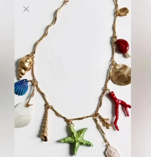 - Zara multi-charm necklace 🔥🔥🔥 - Image 3