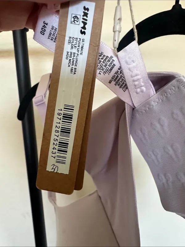 Skims Ultimate Plunge Push Up Bra Size 34DD NWT In Iris Mica LIMITED EDITION - Image 6
