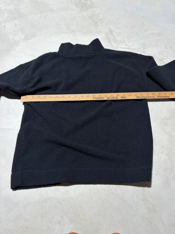 Loft Black Mock Neck Fleece Pullover small NWT - Image 8