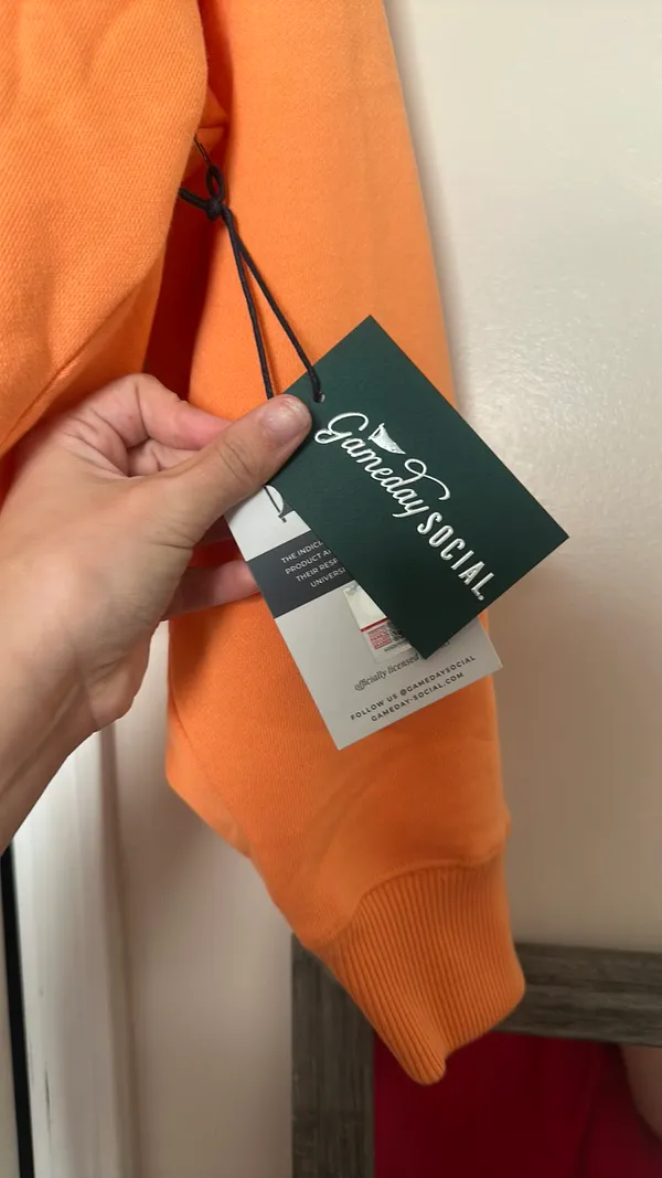 Vols Croppped Long Sleeve Orange Size M - Image 2