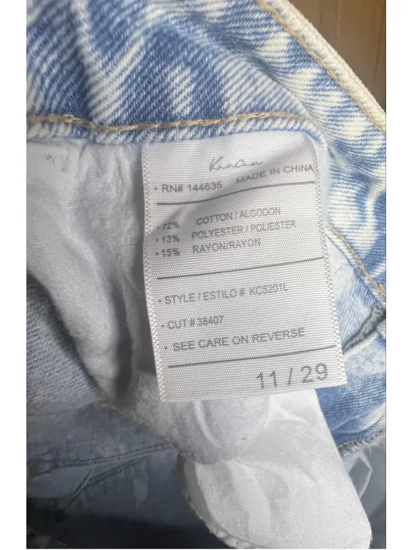 NWT KanCan Light Wash Distressed High Rise Ankle Skinny Denim Jeans - Image 7