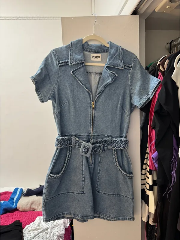 Show Me Your Mumu Outlaw Dress Denim - Image 3