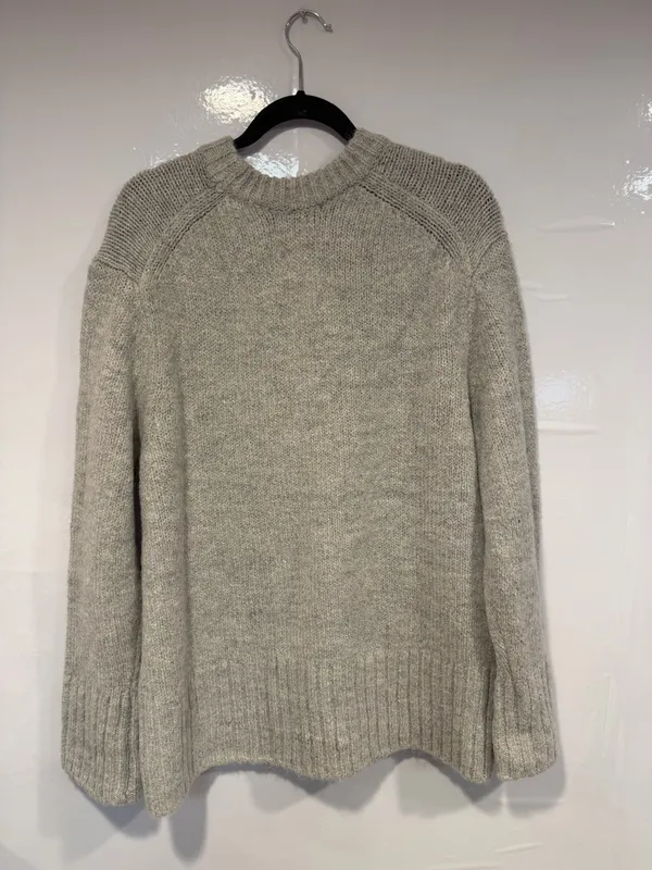 Grey oversized Pistola crewneck‎ sweater - Image 4