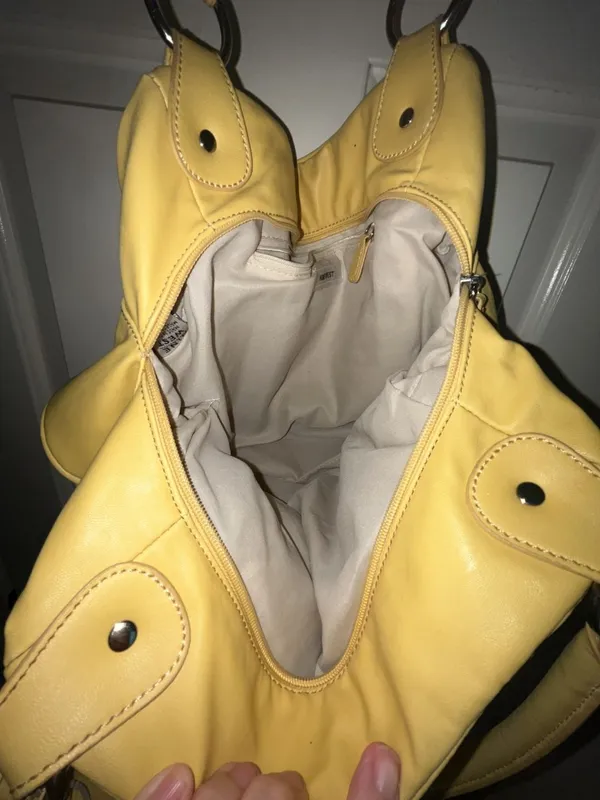 Yellow Nine West Hobo Bag - Image 4