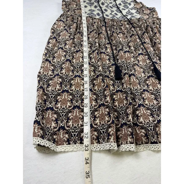 Umgee Sleeveless Floral Festival Mini Swing Dress‎ Size Small NWT - Image 6
