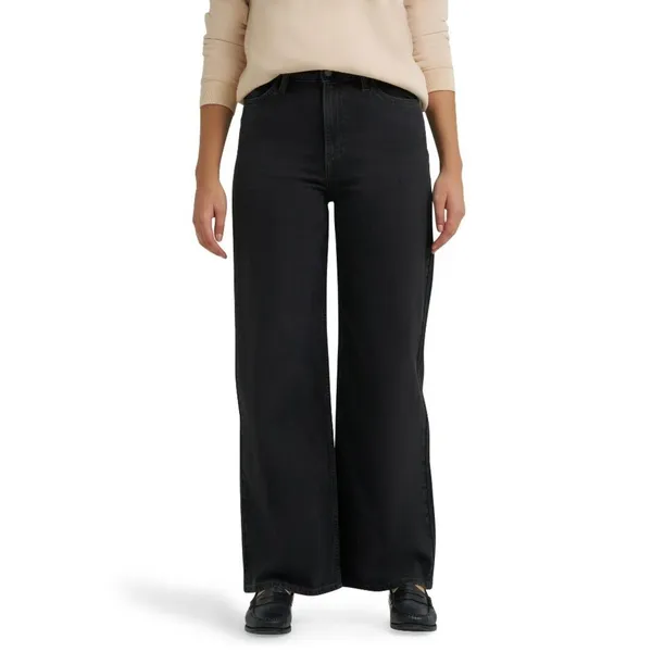 Lee Sz 26 Lyocell Blend Heritage Wide Leg Baggy Denim Pants Jeans High Rise‎ - Image 2