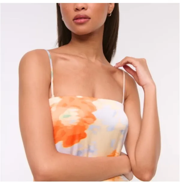 Abercrombie The Julia Strapless Slip Maxi Dress - Image 3
