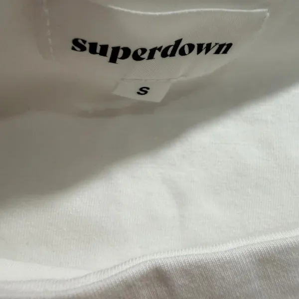 superdown Fallon Bridal Vegas Partly White Asymmetrical Mini Stretch NWT S - Image 5