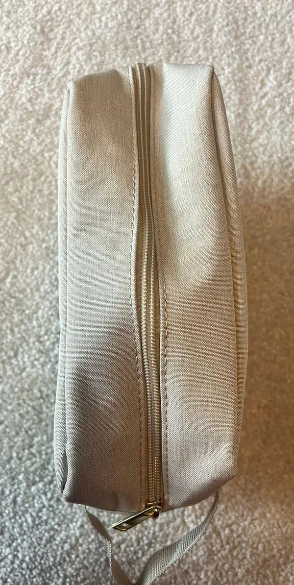 Makeup/Toiletry Bag Tan - Image 2