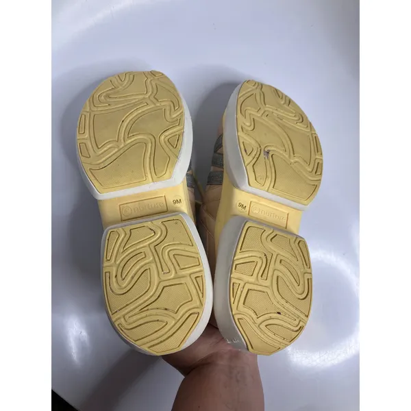 Nurture Boulder Sneakers Womens 9 Tan Yellow Excellent Mixed Media Low Top - Image 7
