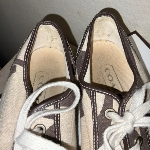 COACH Dalia Signature Sneaker Trainers Size 9 M Medium with original box - Image 2