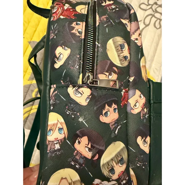 BioWorld Attack on Titan Chibi Survey Corps or Scout Regiment Mini Backpack Green - Image 4