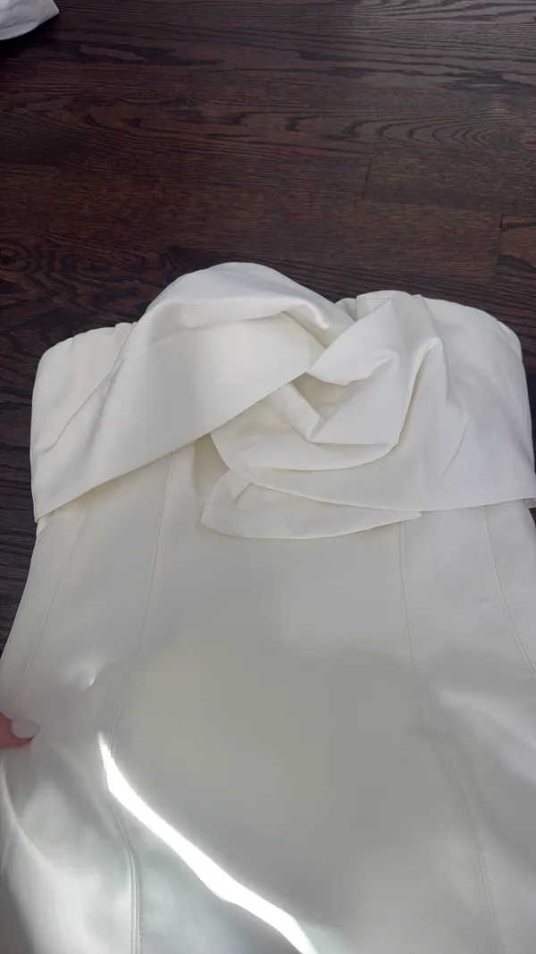 American Threads Dress White Strapless - Image 2