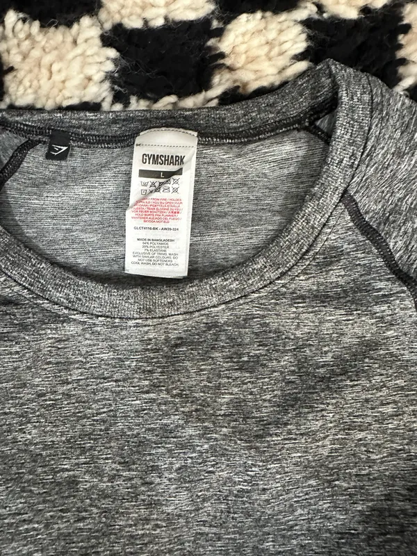 Gymshark Adapt Marl Seamless Long Sleeve Crop Top - Image 3