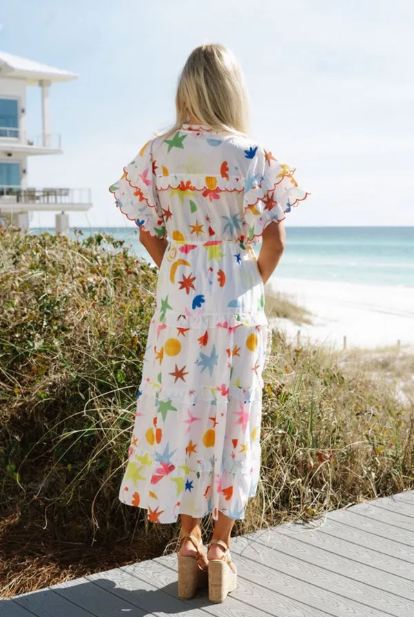 Charm Ruffle Maxi Dress - Image 3