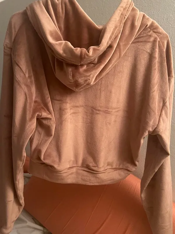 SKIMS Cropped Zip Hoodie size S - Image 5