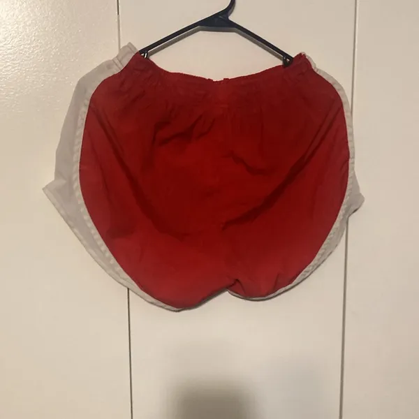 Nike Dri-Fit Women Size Medium Red/White Shorts - Image 4