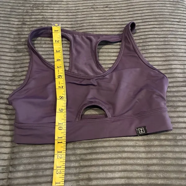 Zella Women's Yoga Sports Bra Purple Shake Size XS - Image 3