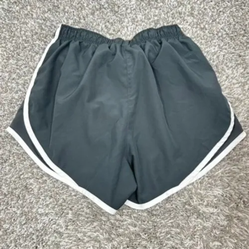 Nike Dri-FIT Size‎ Small Running Shorts Women's Gray White Athletic Gym Training - Image 3