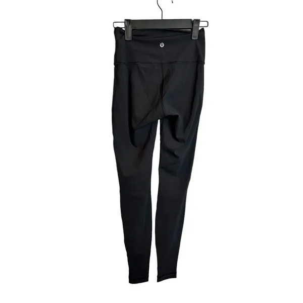 Lululemon mix & mesh black leggings size 4 - fair condition see pics full length - Image 7
