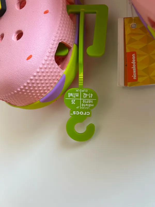 New Patrick Star Crocs – SpongeBob SquarePants X Crocs – US Men’s 8 / Women’s 10 - Image 2