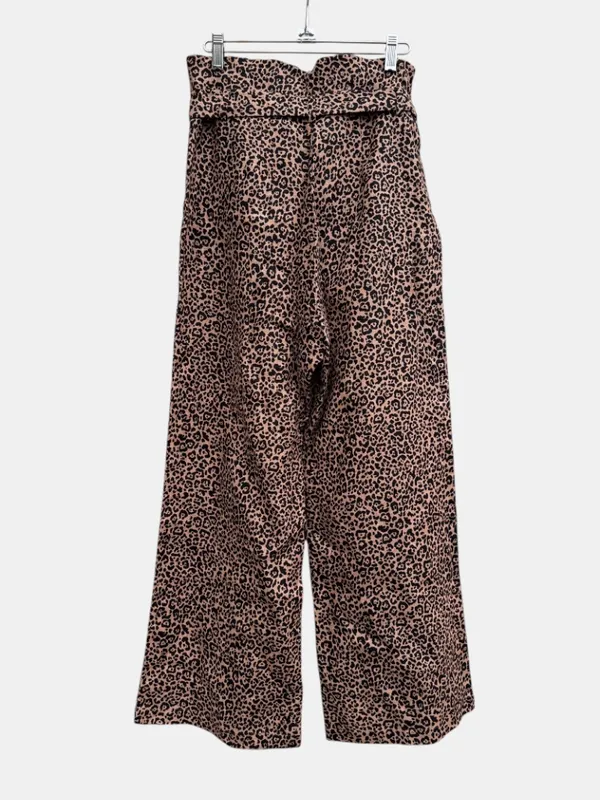 Reformation Linen Jackie Wide-Leg Trouser in Bengal - Image 8