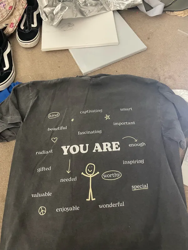 Happiness Project Tshirt Gray Size L - Image 2