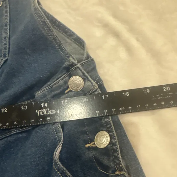 True Religion Women's Denims Straight Leg Overalls size L - Image 12