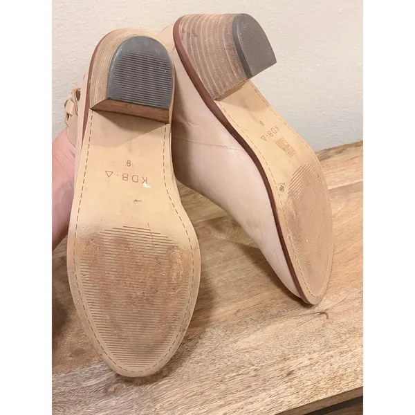 Kelsi Dagger Brooklyn Tan Leather Cutout Ankle Booties‎ Size 9 - Image 7