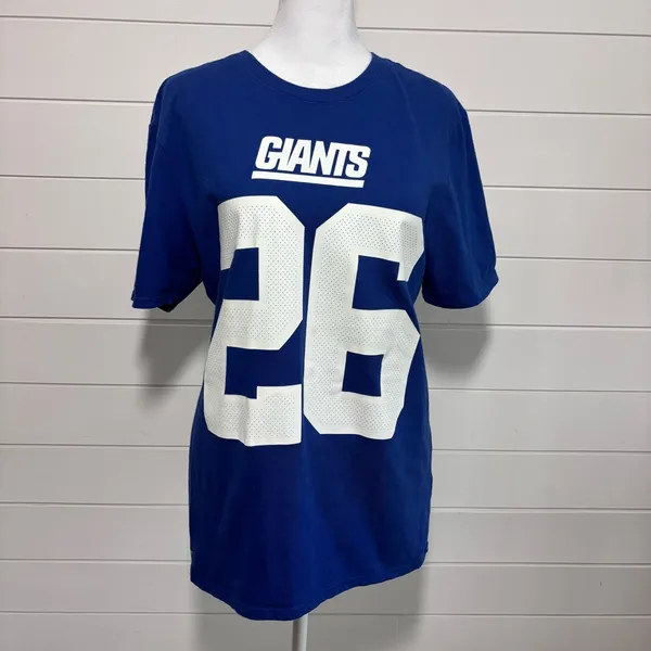 NY Giants Nike Dri-Fit Size M Saquon Barkley #26‎ The Nike Tee NFL - Image 3