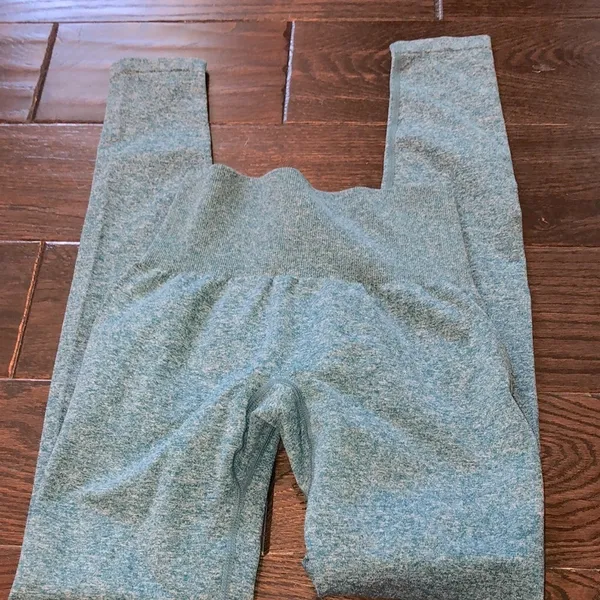 NVGTN teal athletic leggings size xsmall - Image 3