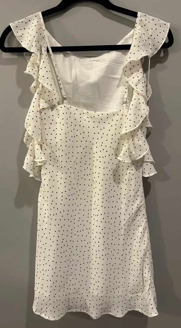 Le Lis Polka Dot Ruffle Dress - Image 5