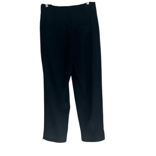 Madewell Drapey Paperbag Business Casual Black High Rise Waist Pants 6 - Image 7