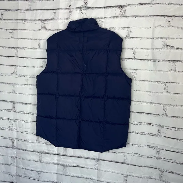 Lands’ End Violet Purple Puffer Vest Jacket Button Up Size Women’s Large Fall - Image 9