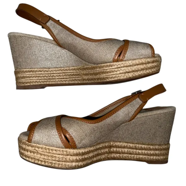 Tory Burch Majorca Platform Slingback Wedge Sandals - Size 39 - Image 4