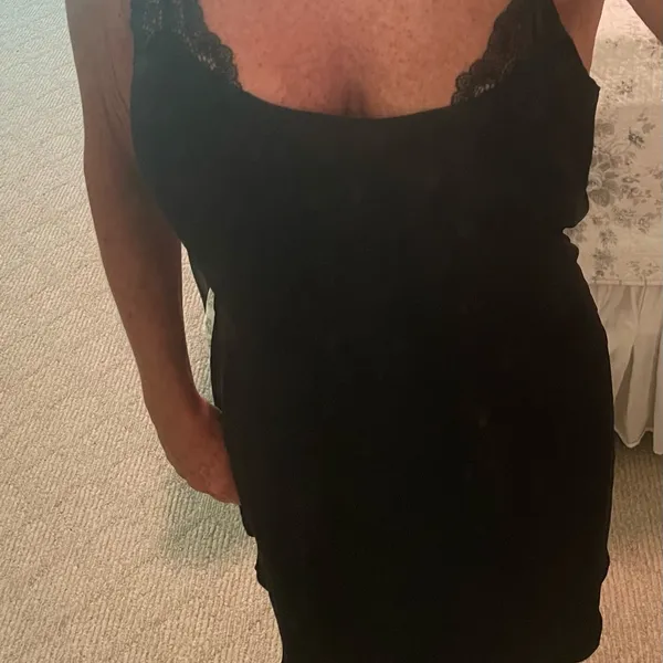 Free People Black Lace Dress - Image 5