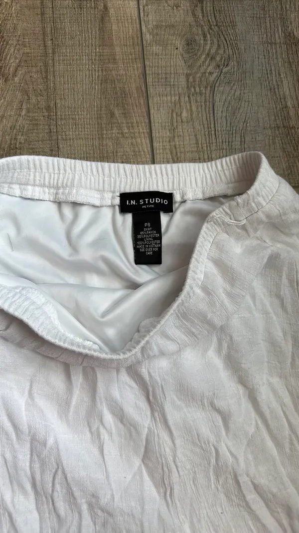 White flowy maxi skirt - Image 2
