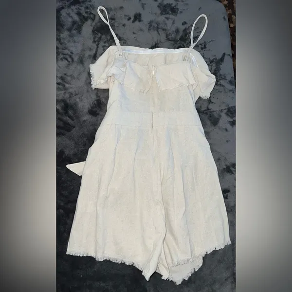 Princess Polly Rally Playsuit in Beige Size 10 New with tag - Image 14
