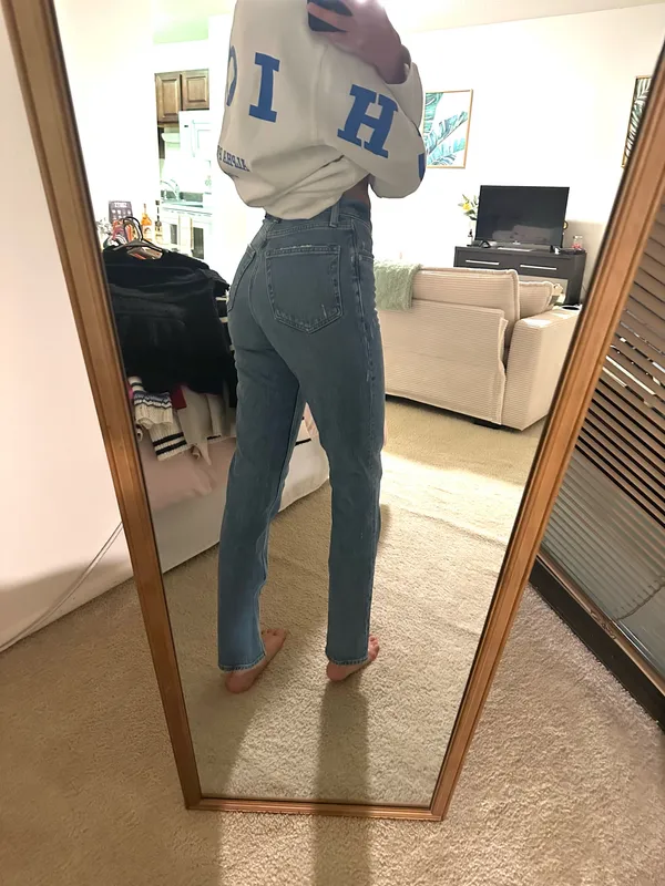 Abercrombie High-Rise Jeans 90s Straight Curve Love - Image 2