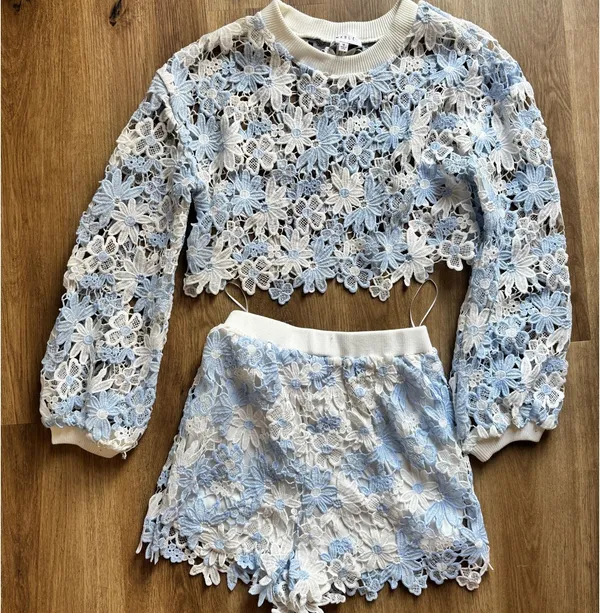 Mabel Floral Lace Set - Image 3