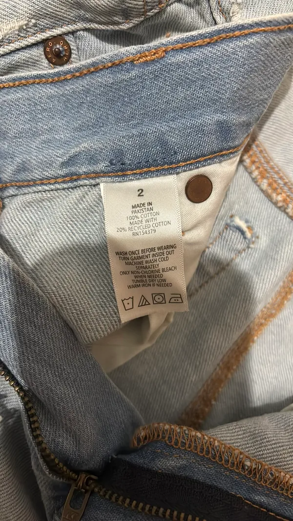 Aeropostale Jean Shorts High-Rise Shorty - Image 3