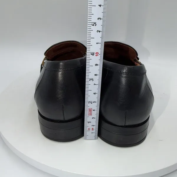 Vionic Mizelle Black Leather Chain Loafers Women's Size 7.5 Minimalist Academia - Image 5