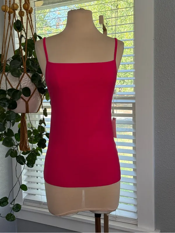 NWT by Anthropologie Knit Square Neck Cami Tank Top Size Medium - Image 2