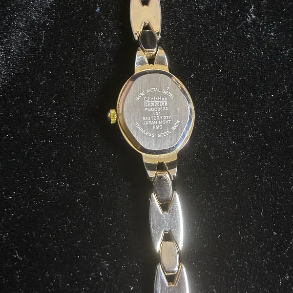Christian Benet FMDCB633 Mother F Pearl Face Gold Classic Diamond Bracelet Watch - Image 4