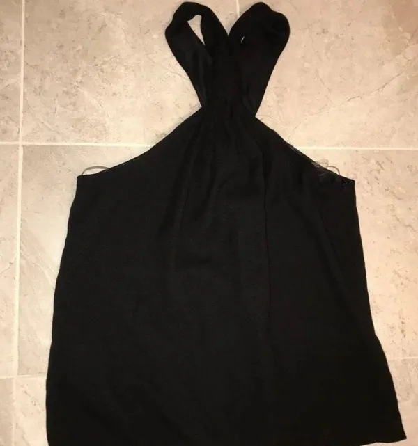 Vestique Black Halter Top - Image 2