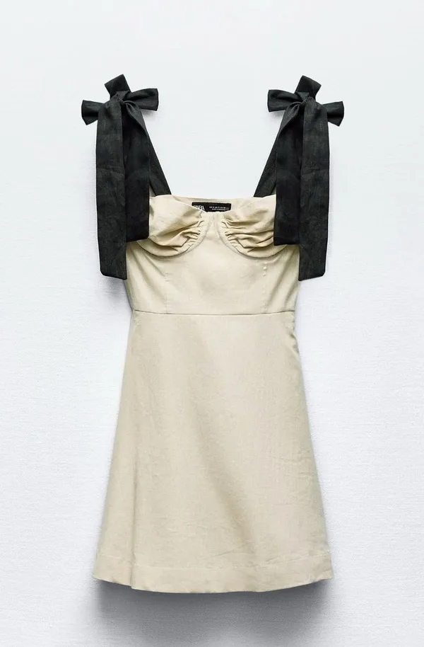 ZARA Ruffled Mini Dress - Image 7