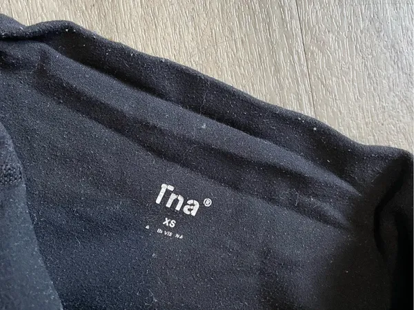 TNA Black High-Rise Athletic Bike Shorts - Image 2