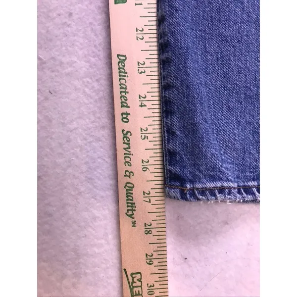 Madewell‎ The Momjean Women 26 Blue Excellent High Rise Tapered Leg Denim Jeans - Image 6