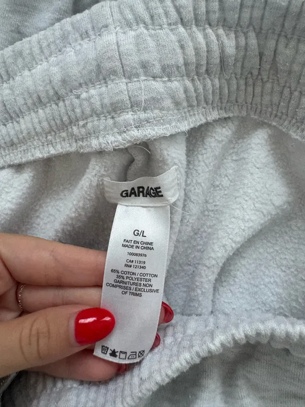 Grey Cargo Garage Sweatpants - Image 2