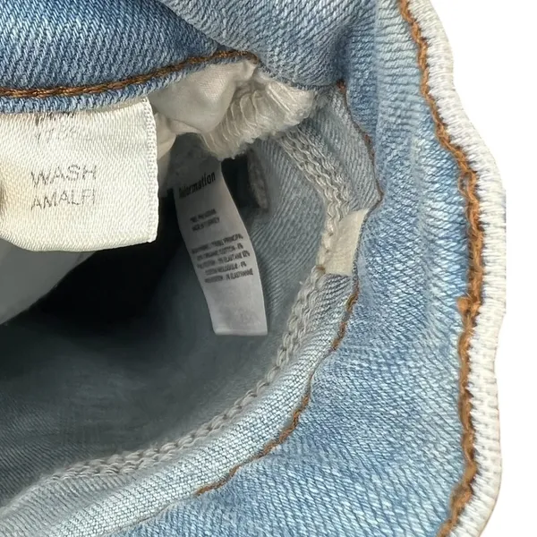 Reformation Harper High Rise Skinny Jeans Amalfi Light Wash Denim Blue‎ Size 24 - Image 14